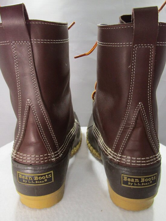 NWB LL Bean Bean Boots Brown Leather 10 100285 main image 8